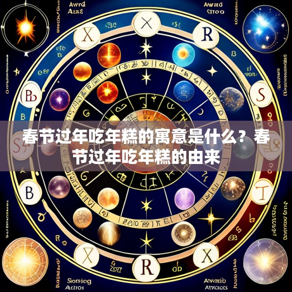 春节过年吃年糕的寓意是什么？春节过年吃年糕的由来