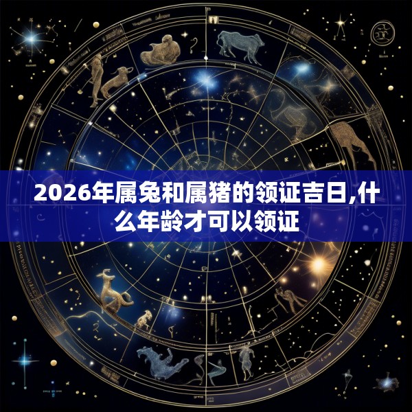 2026年属兔和属猪的领证吉日,什么年龄才可以领证
