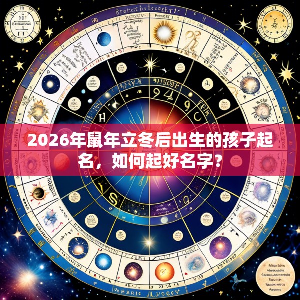 2026年鼠年立冬后出生的孩子起名，如何起好名字？