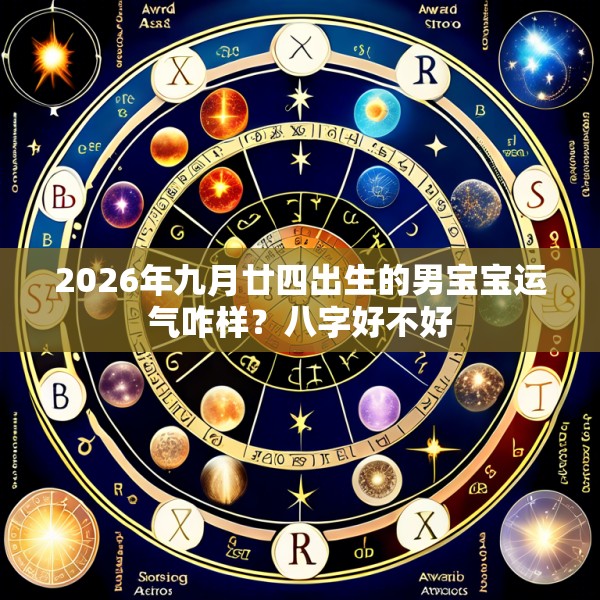 2026年九月廿四出生的男宝宝运气咋样?八字好不好