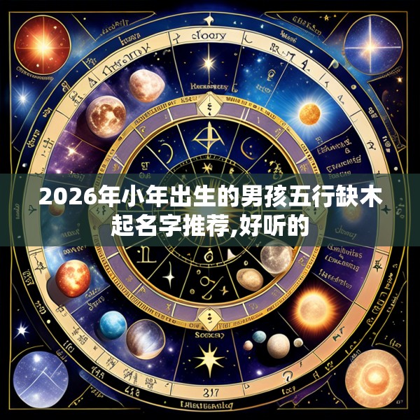 2026年小年出生的男孩五行缺木起名字推荐,好听的