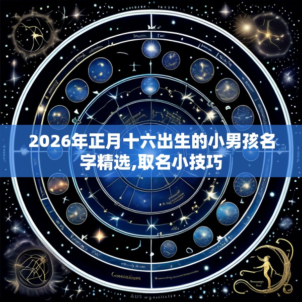 2026年正月十六出生的小男孩名字精选,取名小技巧