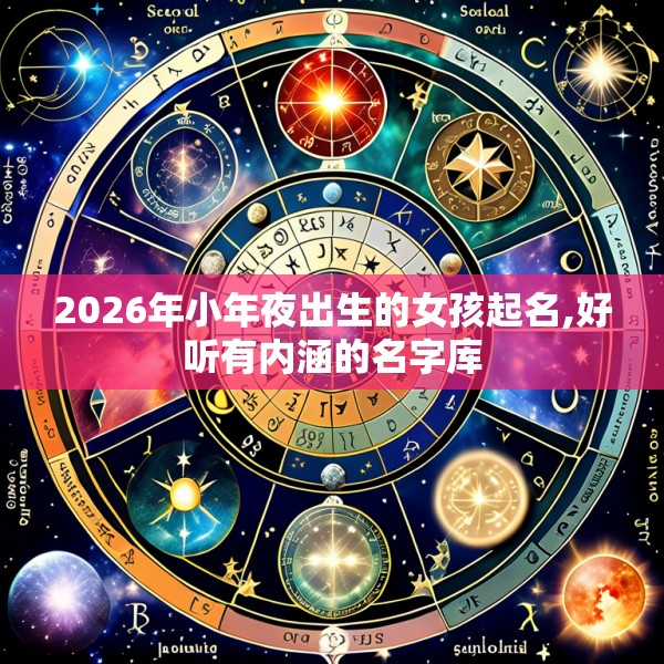 2026年小年夜出生的女孩起名,好听有内涵的名字库