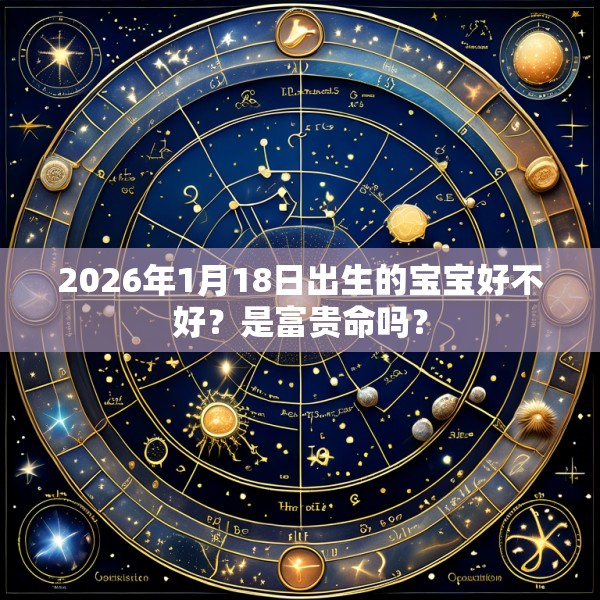 2026年1月18日出生的宝宝好不好？是富贵命吗？