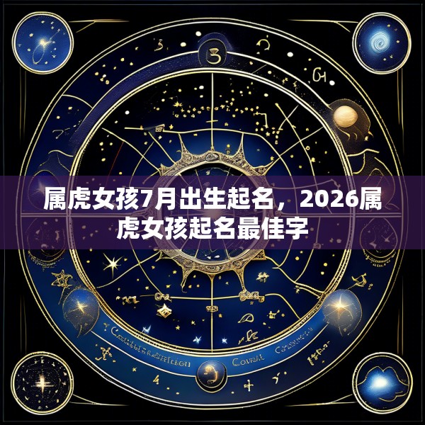 属虎女孩7月出生起名,2026属虎女孩起名最佳字