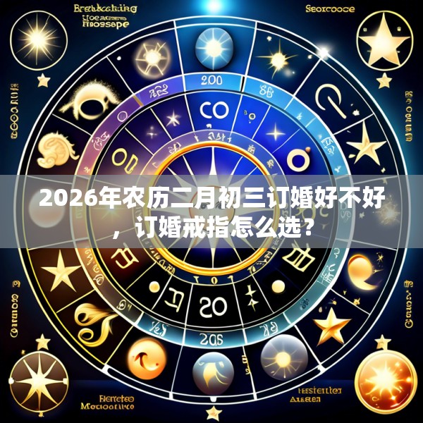 2026年农历二月初三订婚好不好,订婚戒指怎么选?