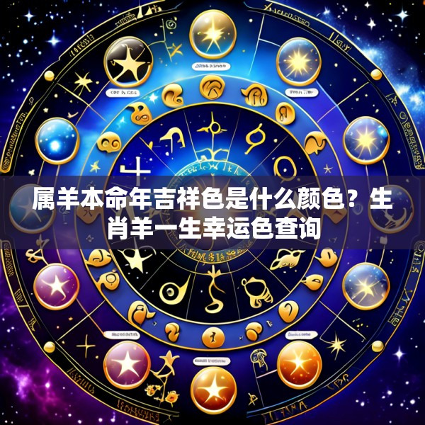 属羊本命年吉祥色是什么颜色？生肖羊一生幸运色查询