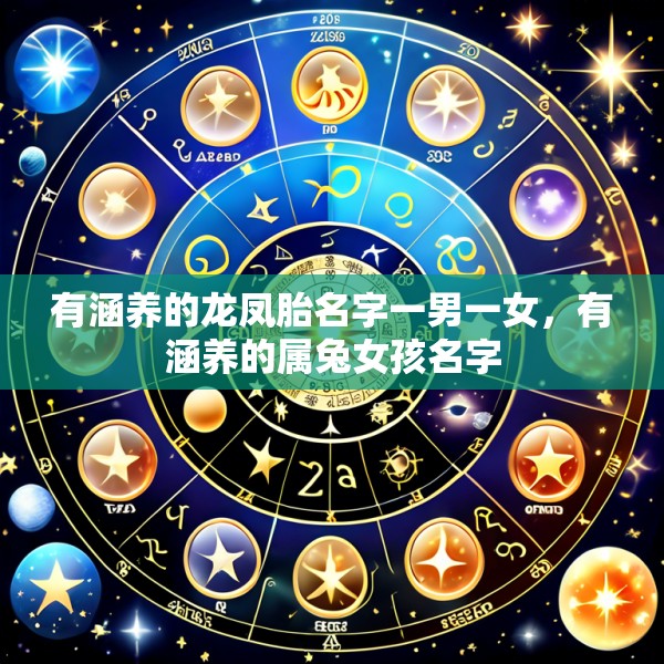 有涵养的龙凤胎名字一男一女，有涵养的属兔女孩名字