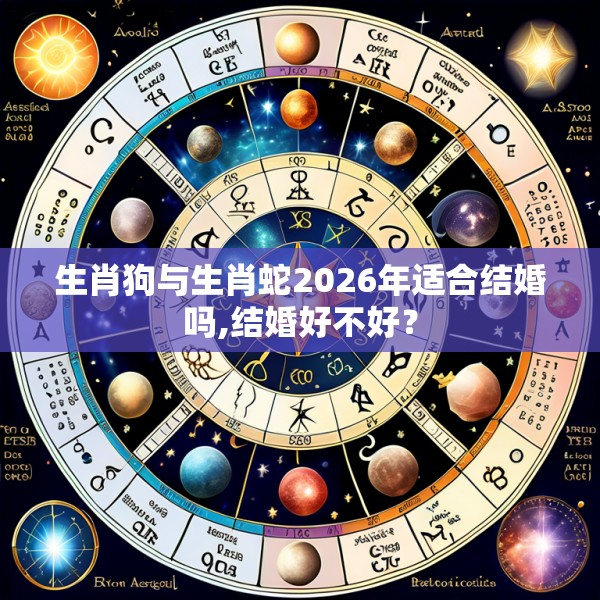 生肖狗与生肖蛇2026年适合结婚吗,结婚好不好?