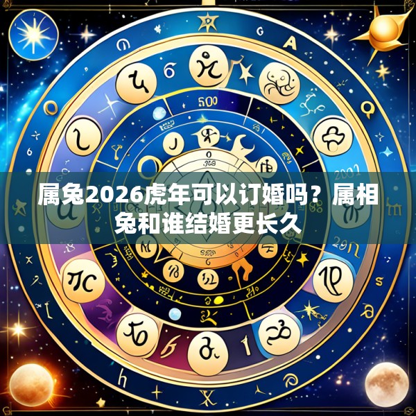 属兔2026虎年可以订婚吗?属相兔和谁结婚更长久
