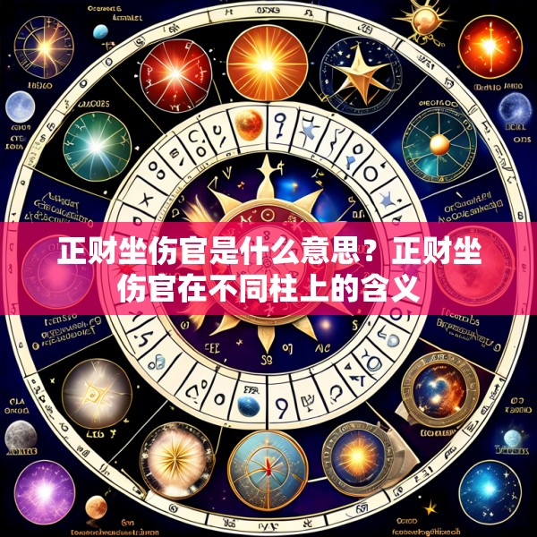 正财坐伤官是什么意思？正财坐伤官在不同柱上的含义