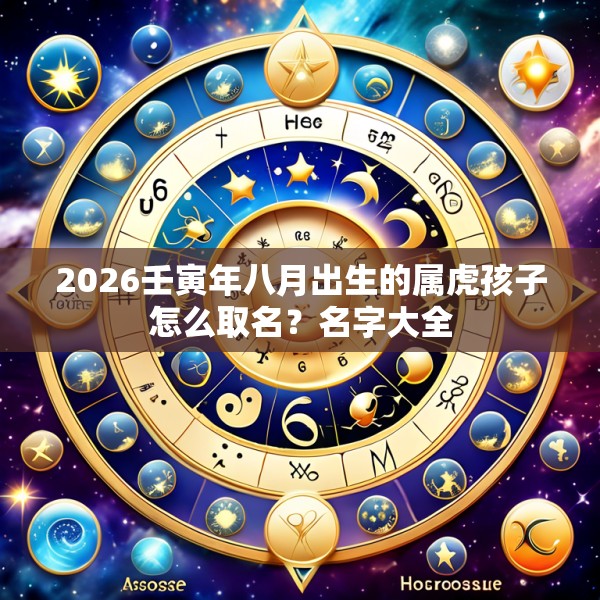 2026壬寅年八月出生的属虎孩子怎么取名？名字大全