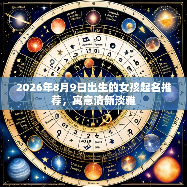 2026年8月9日出生的女孩起名推荐，寓意清新淡雅