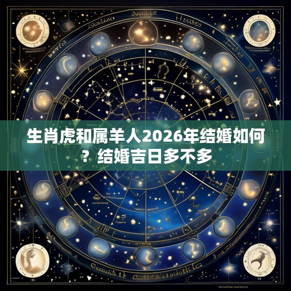 生肖虎和属羊人2026年结婚如何?结婚吉日多不多