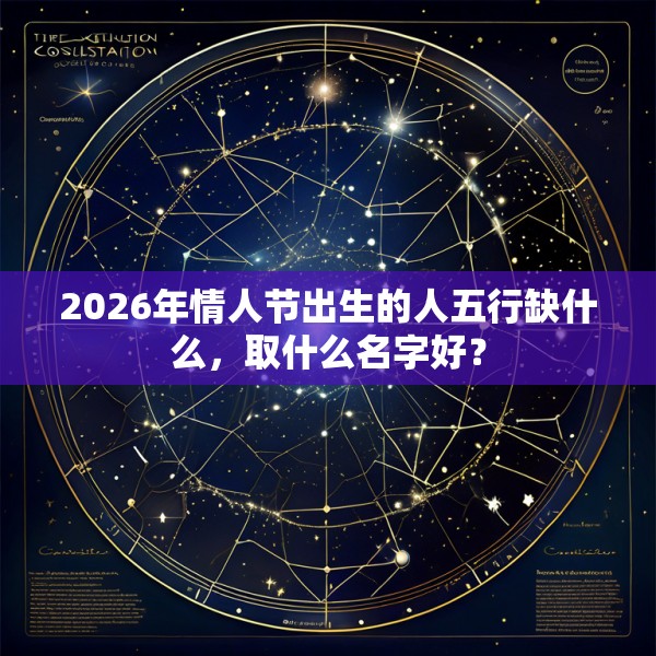 2026年情人节出生的人五行缺什么，取什么名字好？
