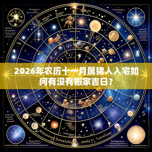 2026年农历十一月属猪人入宅如何有没有搬家吉日?