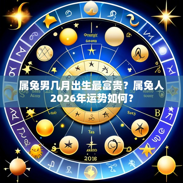 属兔男几月出生最富贵？属兔人2026年运势如何？