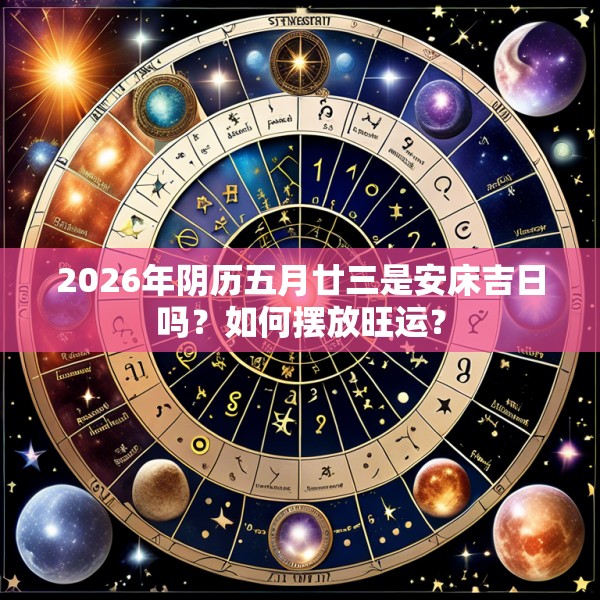 2026年阴历五月廿三是安床吉日吗？如何摆放旺运？