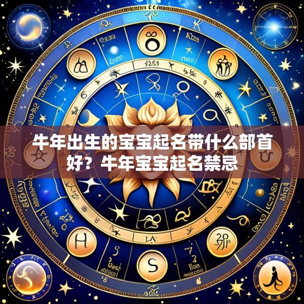 牛年出生的宝宝起名带什么部首好？牛年宝宝起名禁忌
