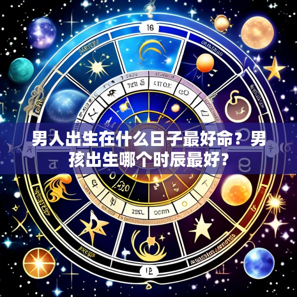 男人出生在什么日子最好命?男孩出生哪个时辰最好?