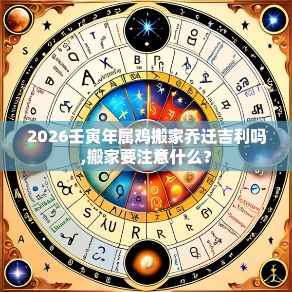 2026壬寅年属鸡搬家乔迁吉利吗,搬家要注意什么？
