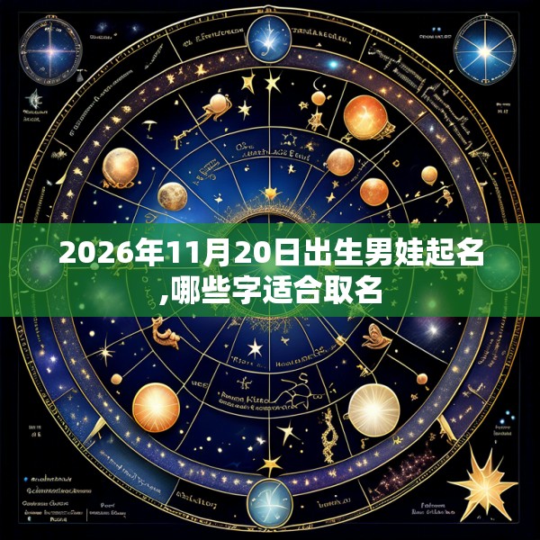2026年11月20日出生男娃起名,哪些字适合取名