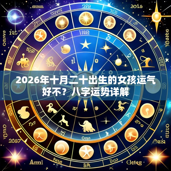 2026年十月二十出生的女孩运气好不？八字运势详解