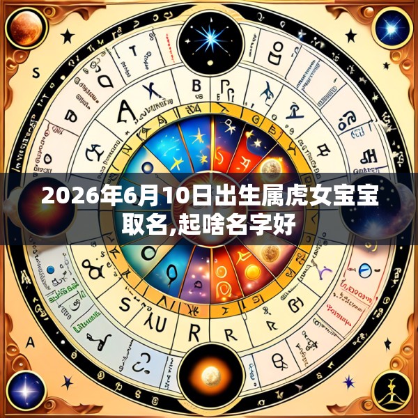 2026年6月10日出生属虎女宝宝取名,起啥名字好