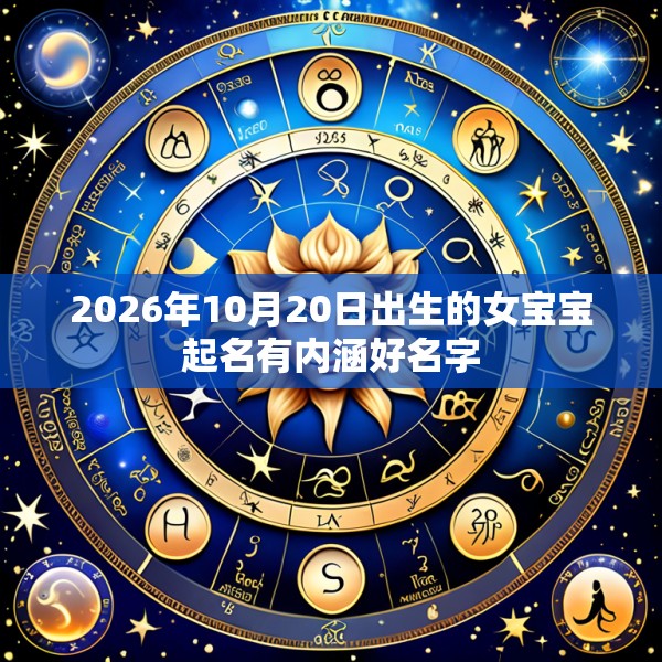 2026年10月20日出生的女宝宝起名有内涵好名字