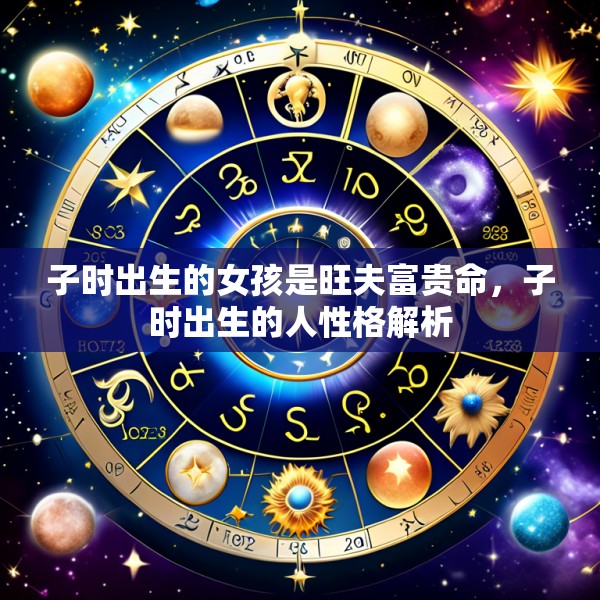 子时出生的女孩是旺夫富贵命,子时出生的人性格解析