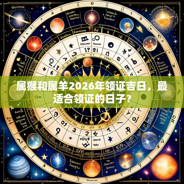 属猴和属羊2026年领证吉日，最适合领证的日子？