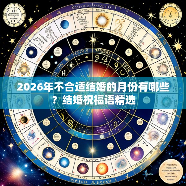 2026年不合适结婚的月份有哪些？结婚祝福语精选