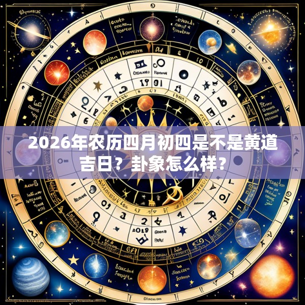 2026年农历四月初四是不是黄道吉日？卦象怎么样？
