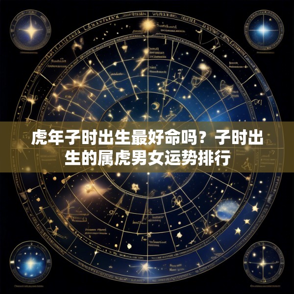 虎年子时出生最好命吗？子时出生的属虎男女运势排行