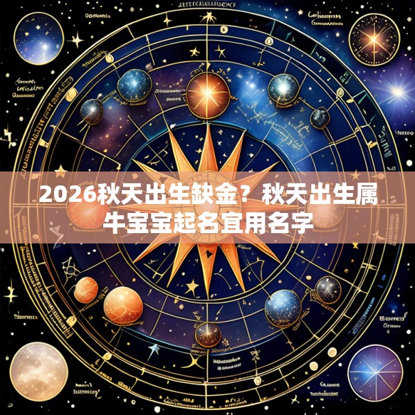 2026秋天出生缺金?秋天出生属牛宝宝起名宜用名字