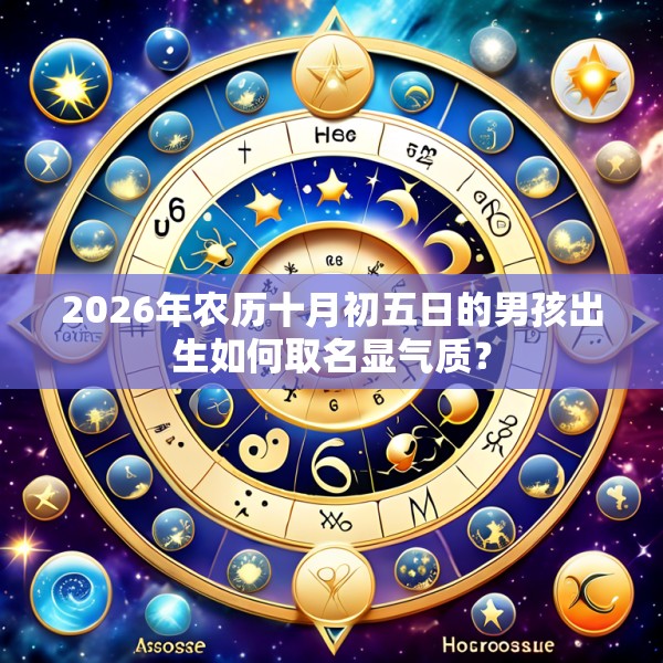2026年农历十月初五日的男孩出生如何取名显气质？