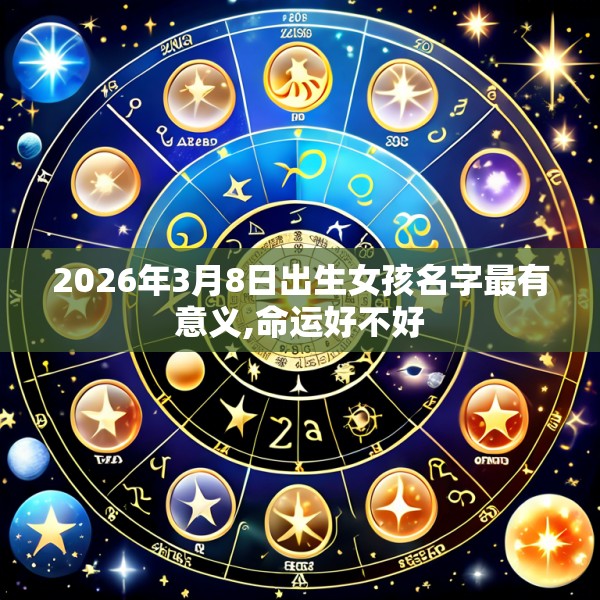 2026年3月8日出生女孩名字最有意义,命运好不好