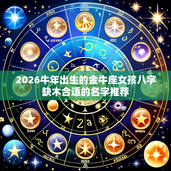 2026牛年出生的金牛座女孩八字缺木合适的名字推荐