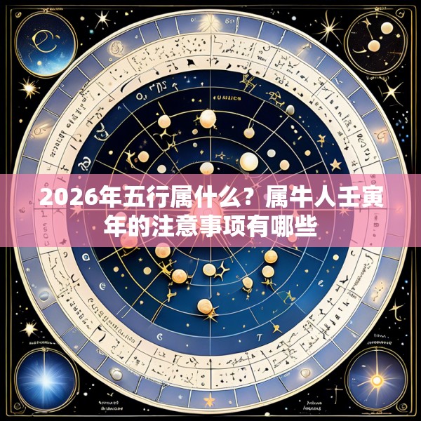 2026年五行属什么？属牛人壬寅年的注意事项有哪些