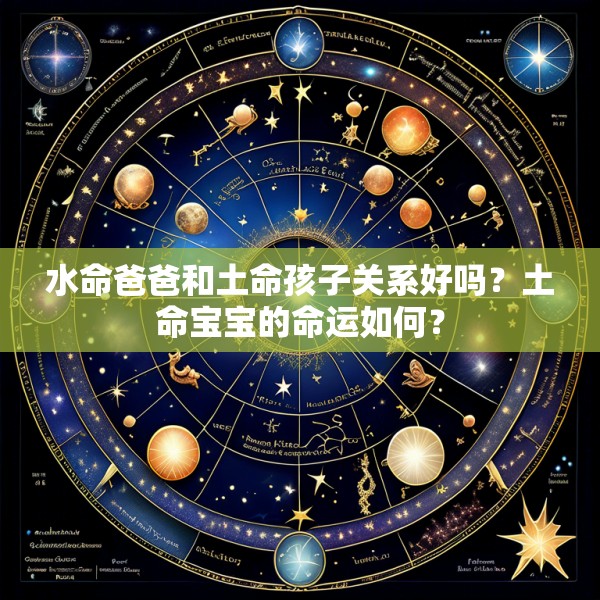 水命爸爸和土命孩子关系好吗？土命宝宝的命运如何？