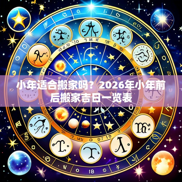 小年适合搬家吗?2026年小年前后搬家吉日一览表