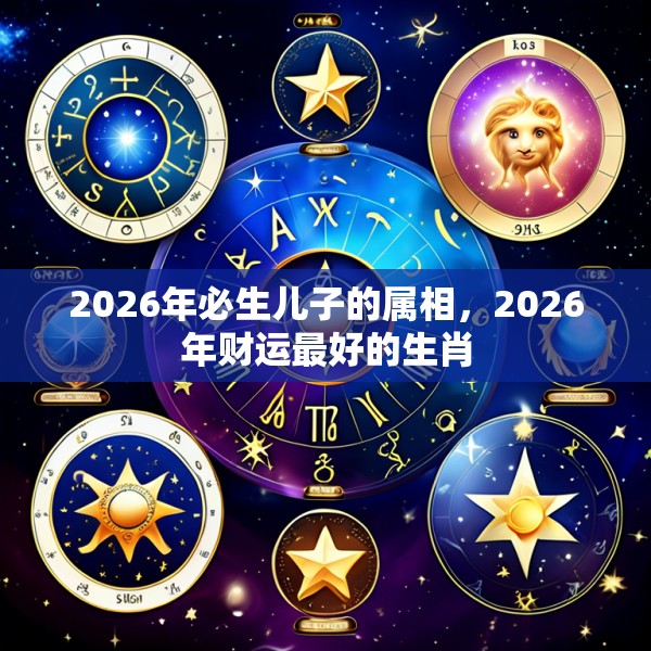 2026年必生儿子的属相，2026年财运最好的生肖