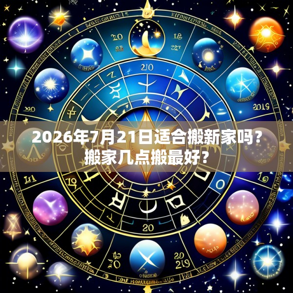 2026年7月21日适合搬新家吗？搬家几点搬最好？