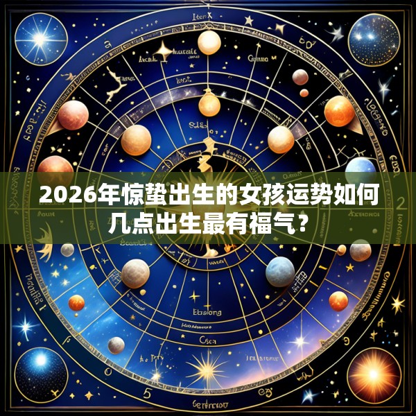 2026年惊蛰出生的女孩运势如何几点出生最有福气?