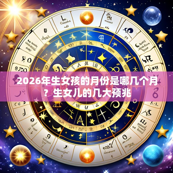 2026年生女孩的月份是哪几个月？生女儿的几大预兆