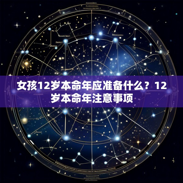 女孩12岁本命年应准备什么？12岁本命年注意事项