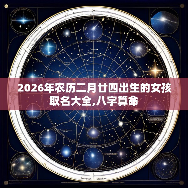 2026年农历二月廿四出生的女孩取名大全,八字算命
