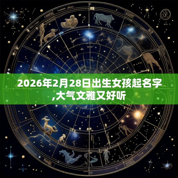 2026年2月28日出生女孩起名字,大气文雅又好听