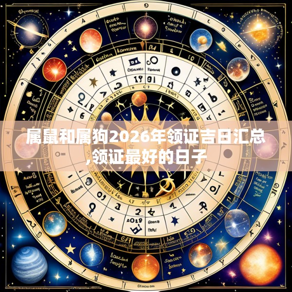 属鼠和属狗2026年领证吉日汇总,领证最好的日子