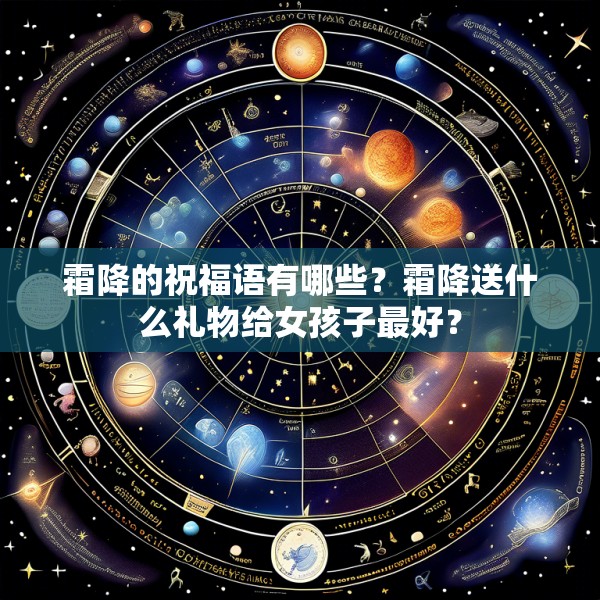 霜降的祝福语有哪些？霜降送什么礼物给女孩子最好？